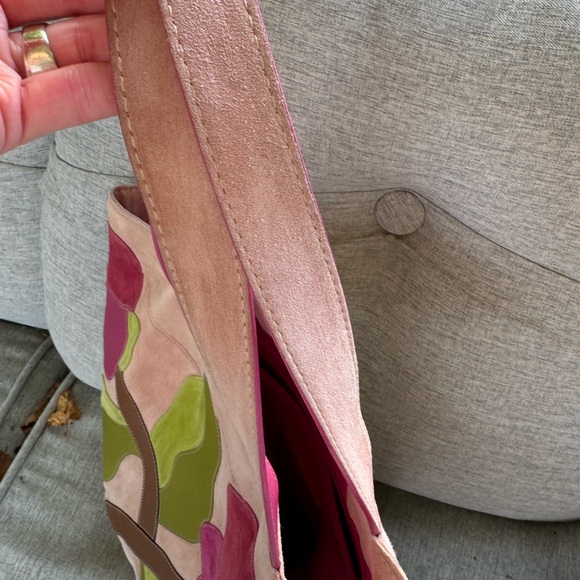 Coach Poppies for Peace Suede and Leather XL Tote - Picture 13 of 14